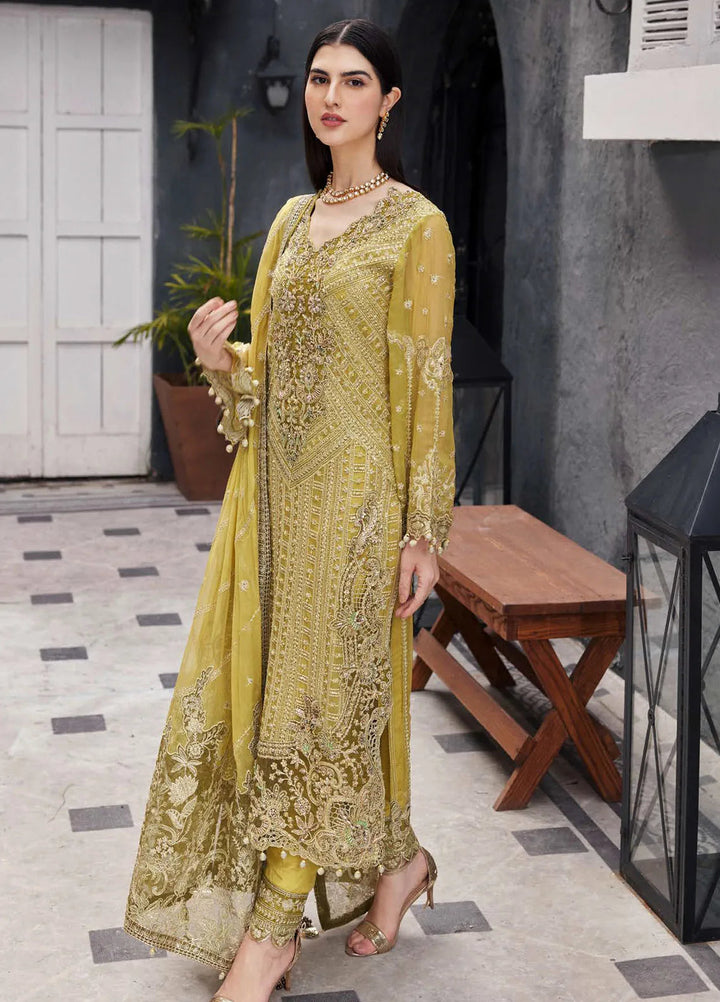 Nawabzadi by Emaan Adeel Embroidered Chiffon Suits Unstitched 3 Piece EA24N Arrohi - Formals Collection