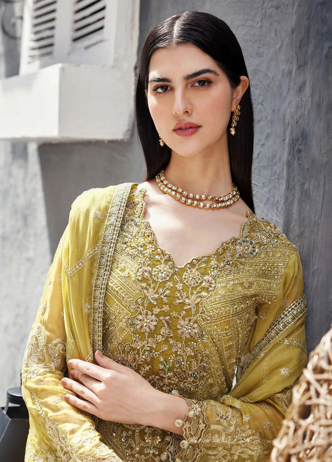 Nawabzadi by Emaan Adeel Embroidered Chiffon Suits Unstitched 3 Piece EA24N Arrohi - Formals Collection