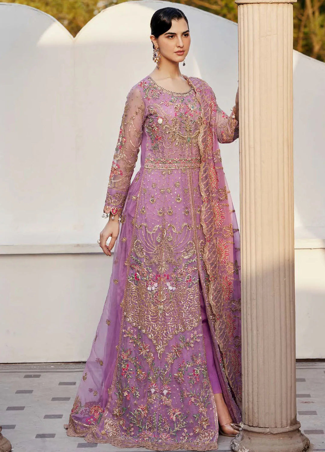 Nawabzadi by Emaan Adeel Embroidered Organza Suits Unstitched 3 Piece EA24N Giti - Formals Collection