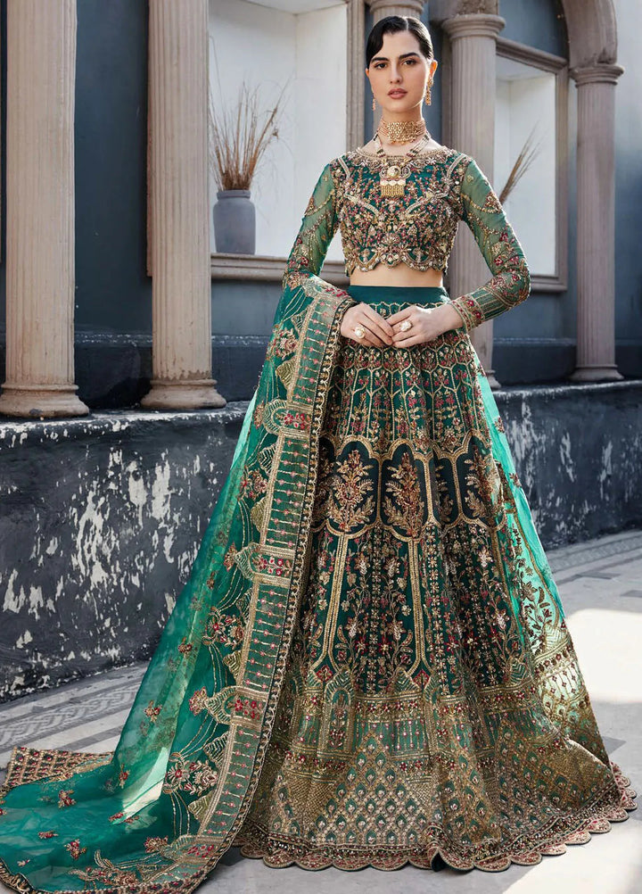 Nawabzadi by Emaan Adeel Embroidered Organza Suits Unstitched 3 Piece EA24N Laleena - Formals Collection