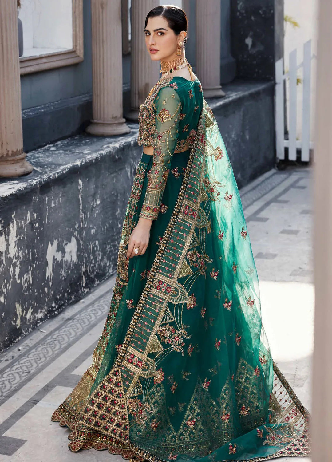 Nawabzadi by Emaan Adeel Embroidered Organza Suits Unstitched 3 Piece EA24N Laleena - Formals Collection