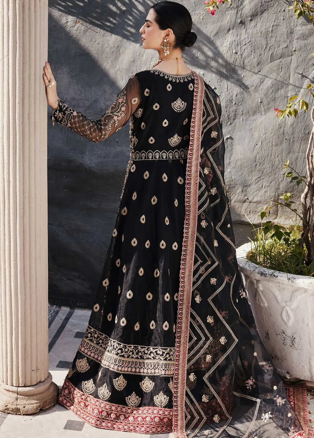 Nawabzadi by Emaan Adeel Embroidered Organza Suits Unstitched 3 Piece EA24N Maanvi - Formals Collection