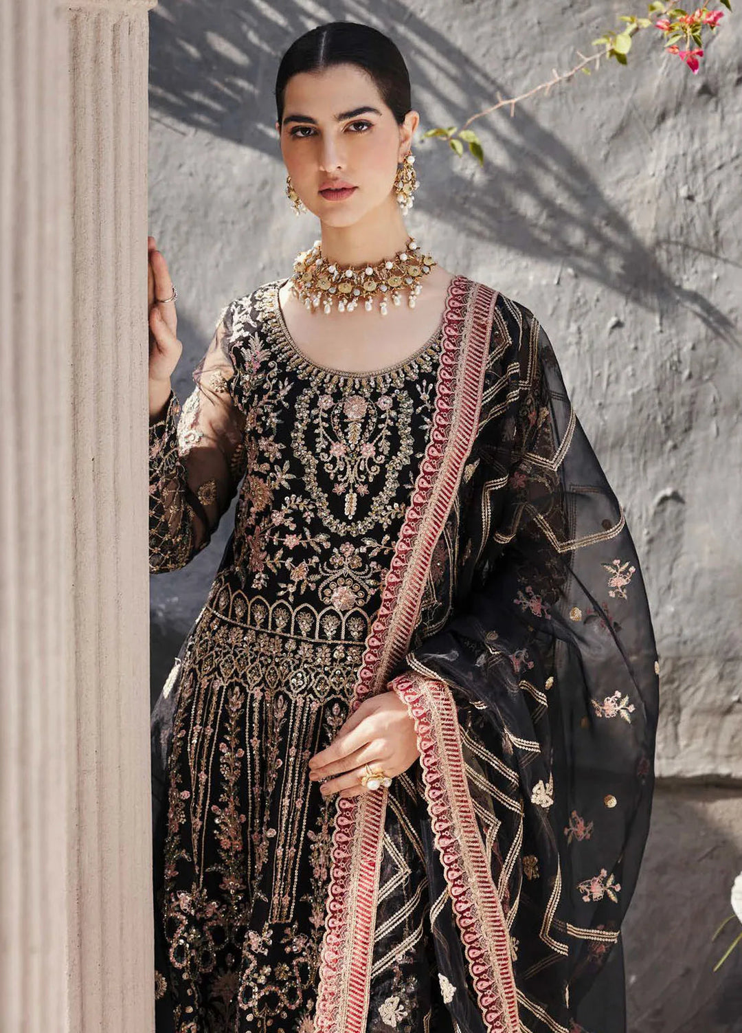 Nawabzadi by Emaan Adeel Embroidered Organza Suits Unstitched 3 Piece EA24N Maanvi - Formals Collection