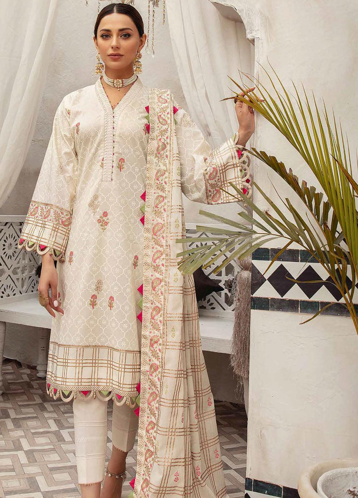Nayaab By Gul Ahmed Printed Lawn Suits Unstitched 3 Piece GA22N CL-22127 - Summer Collection