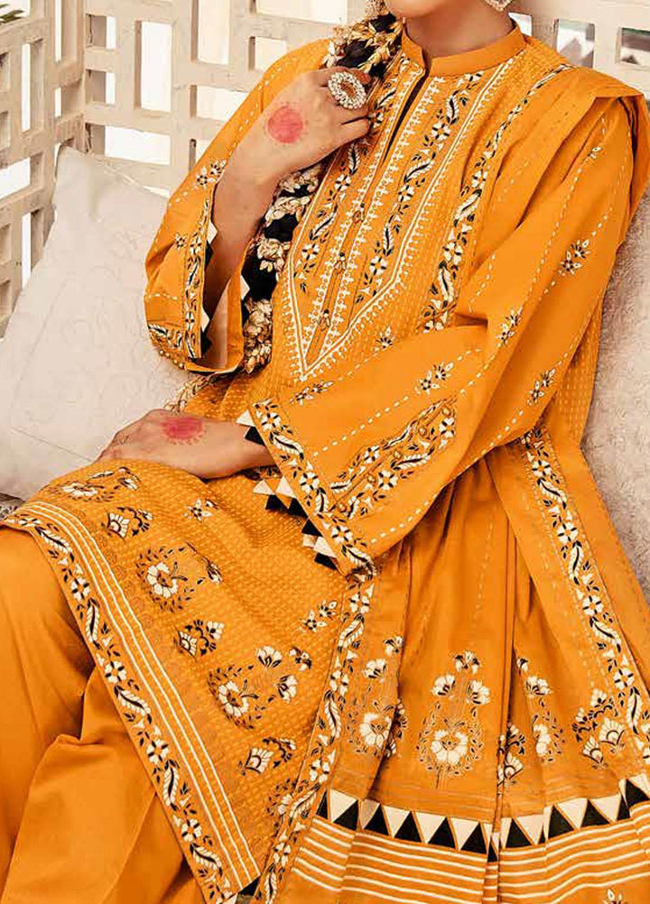 Nayaab By Gul Ahmed Printed Lawn Suits Unstitched 3 Piece GA22N CL-22128 - Summer Collection
