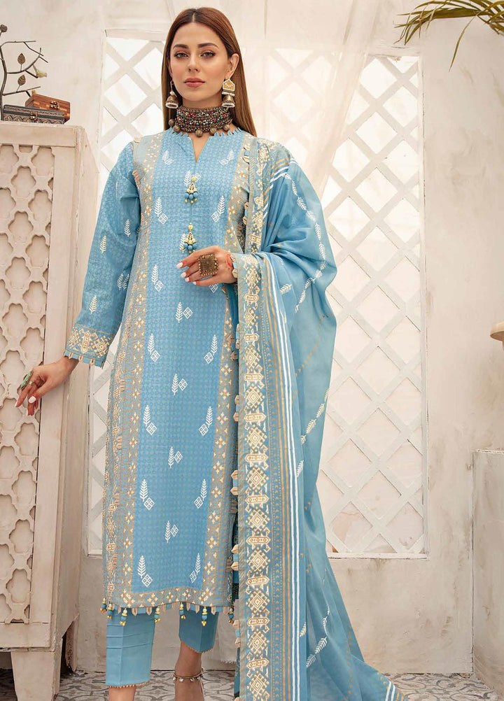 Nayaab By Gul Ahmed Printed Lawn Suits Unstitched 3 Piece GA22N CL-22129 - Summer Collection