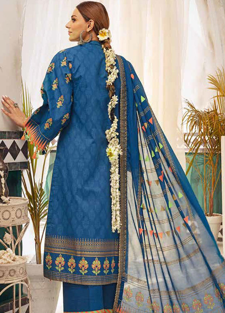 Nayaab By Gul Ahmed Printed Lawn Suits Unstitched 3 Piece GA22N CL-22133 - Summer Collection