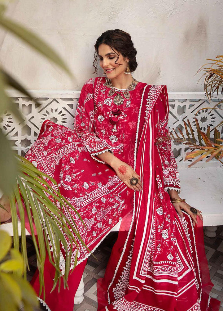 Nayaab By Gul Ahmed Printed Dobby Suits Unstitched 3 Piece GA22N DB-22005A - Summer Collection
