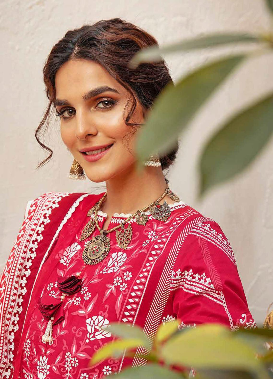 Nayaab By Gul Ahmed Printed Dobby Suits Unstitched 3 Piece GA22N DB-22005A - Summer Collection