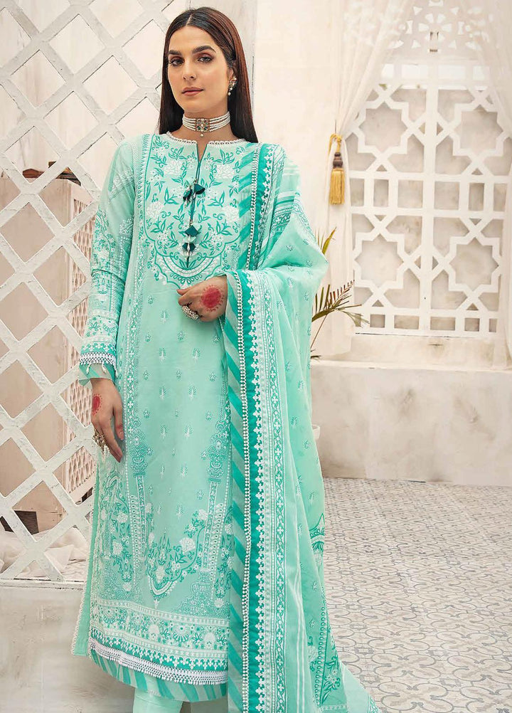 Nayaab By Gul Ahmed Printed Dobby Suits Unstitched 3 Piece GA22N DB-22005B - Summer Collection