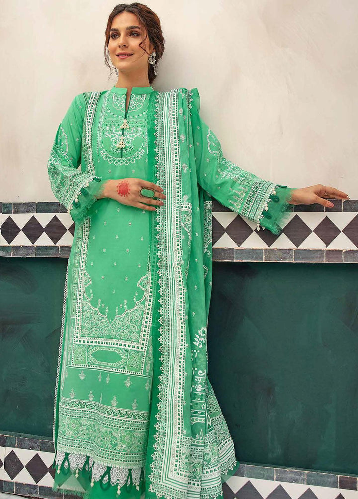 Nayaab By Gul Ahmed Printed Dobby Suits Unstitched 3 Piece GA22N DB-22006A - Summer Collection