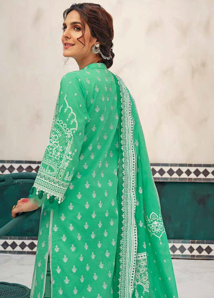 Nayaab By Gul Ahmed Printed Dobby Suits Unstitched 3 Piece GA22N DB-22006A - Summer Collection