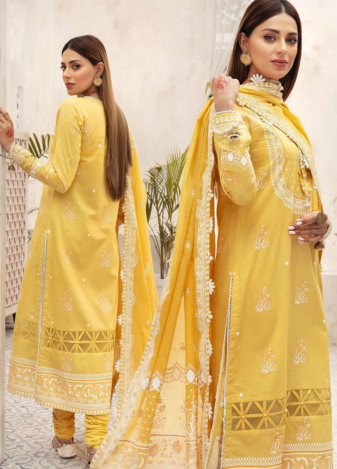 Nayaab By Gul Ahmed Printed Dobby Suits Unstitched 3 Piece GA22N DB-22008B - Summer Collection