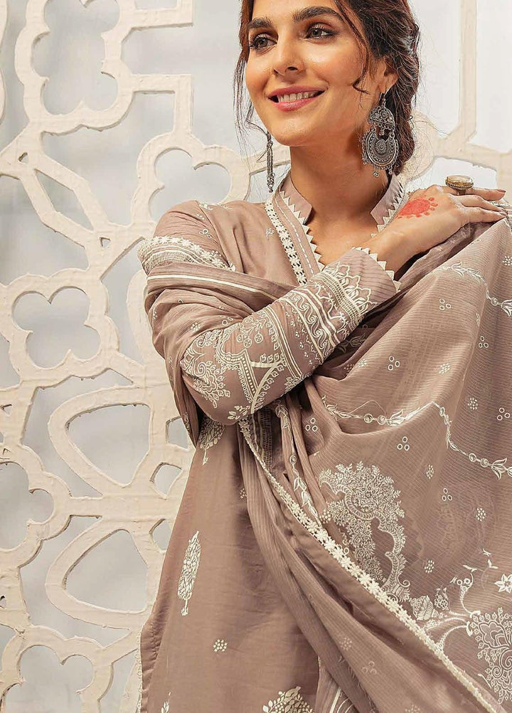 Nayaab By Gul Ahmed Printed Dobby Suits Unstitched 3 Piece GA22N DB-22009A - Summer Collection