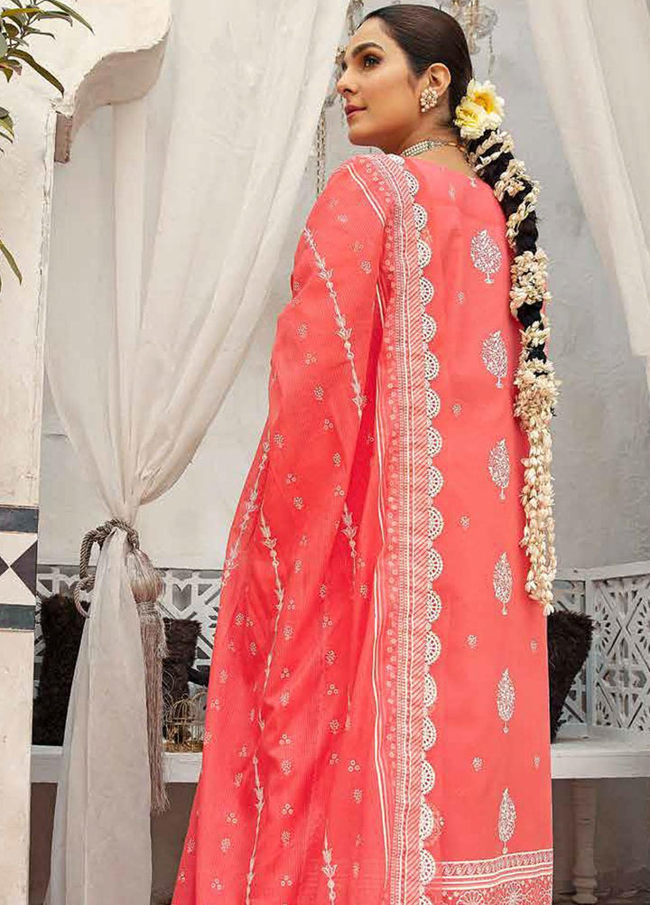 Nayaab By Gul Ahmed Printed Dobby Suits Unstitched 3 Piece GA22N DB-22009B - Summer Collection