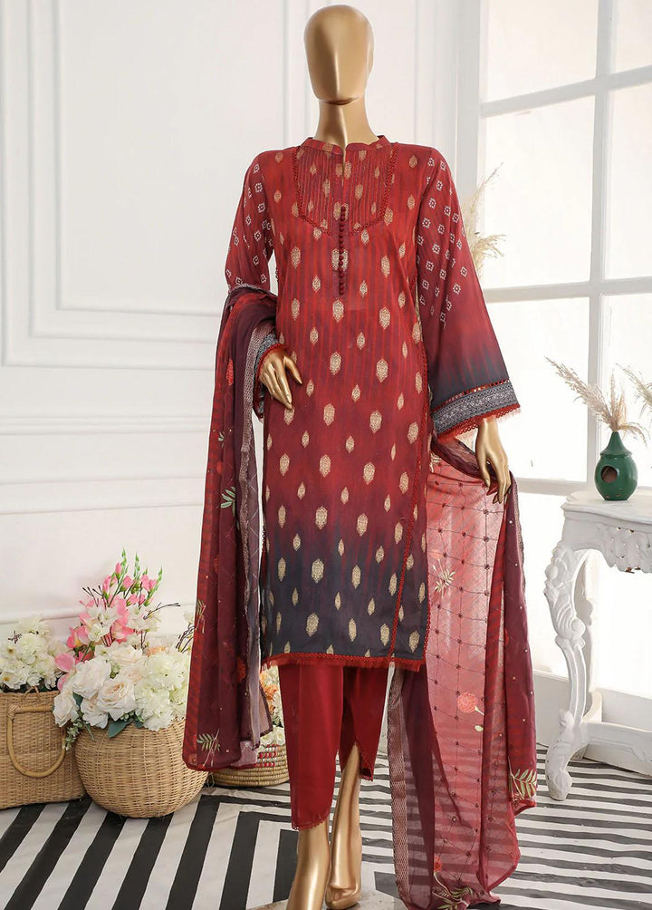 Nayaab By HZ Textiles Embroidered Jacquard Suits Unstitched 3 Piece HZ23N TJ-15983 - Winter Collection