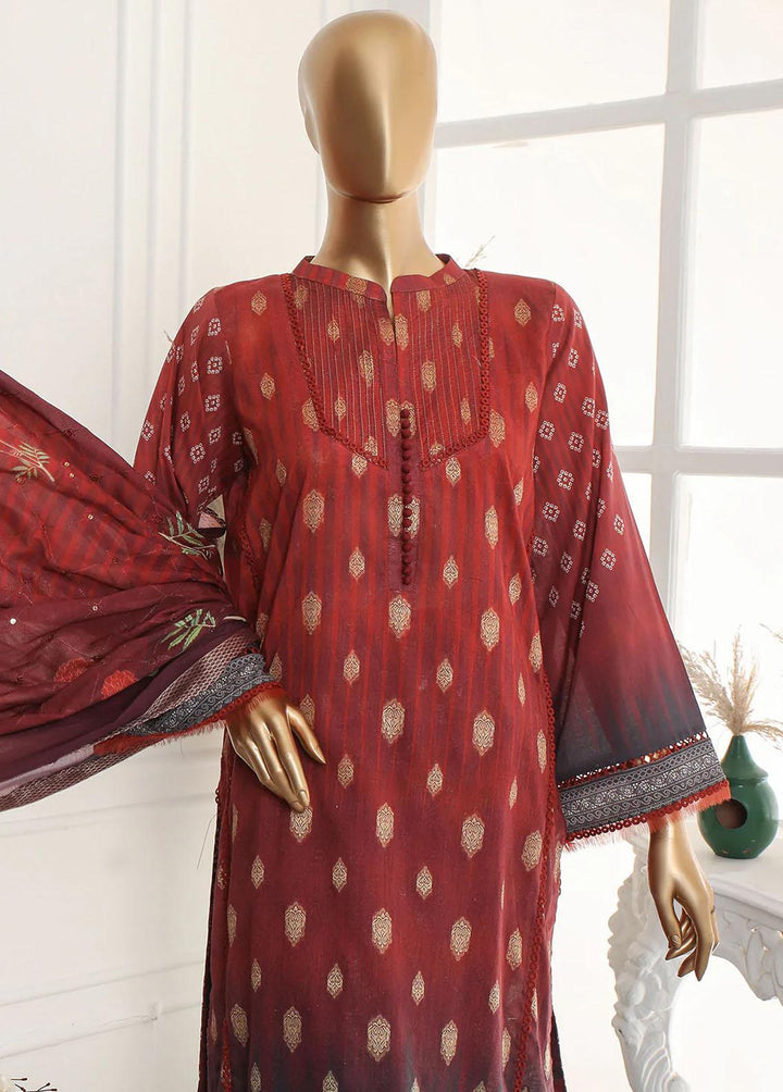 Nayaab By HZ Textiles Embroidered Jacquard Suits Unstitched 3 Piece HZ23N TJ-15983 - Winter Collection