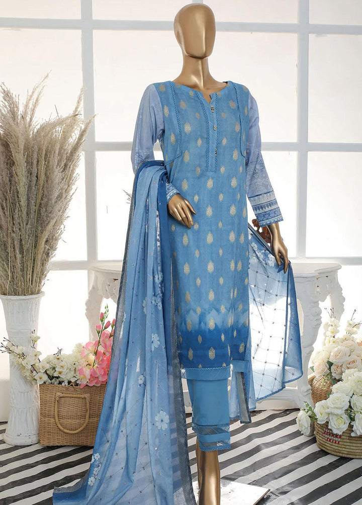Nayaab By HZ Textiles Embroidered Jacquard Suits Unstitched 3 Piece HZ23N TJ-15985 - Winter Collection