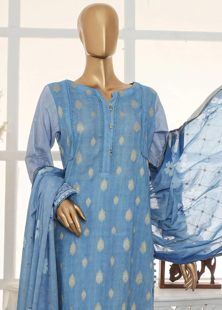 Nayaab By HZ Textiles Embroidered Jacquard Suits Unstitched 3 Piece HZ23N TJ-15985 - Winter Collection