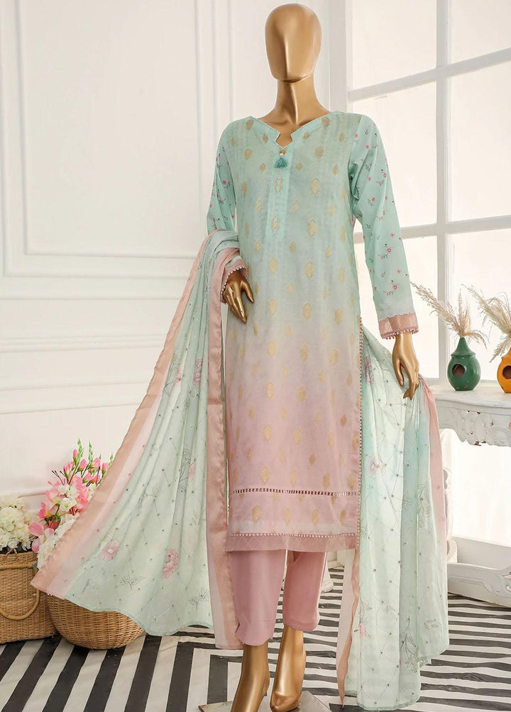 Nayaab By HZ Textiles Embroidered Jacquard Suits Unstitched 3 Piece HZ23N TJ-15988 - Winter Collection