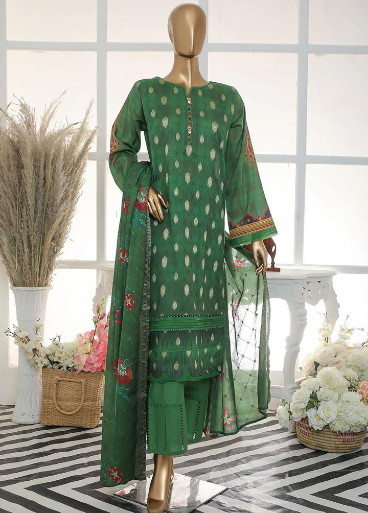 Nayaab By HZ Textiles Embroidered Jacquard Suits Unstitched 3 Piece HZ23N TJ-15989 - Winter Collection