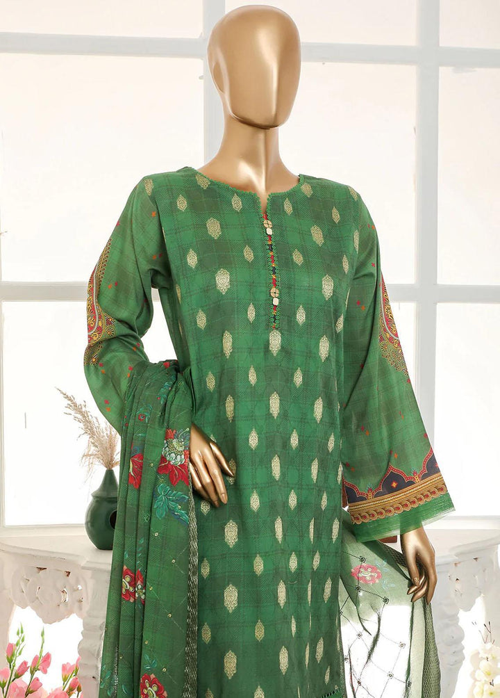 Nayaab By HZ Textiles Embroidered Jacquard Suits Unstitched 3 Piece HZ23N TJ-15989 - Winter Collection