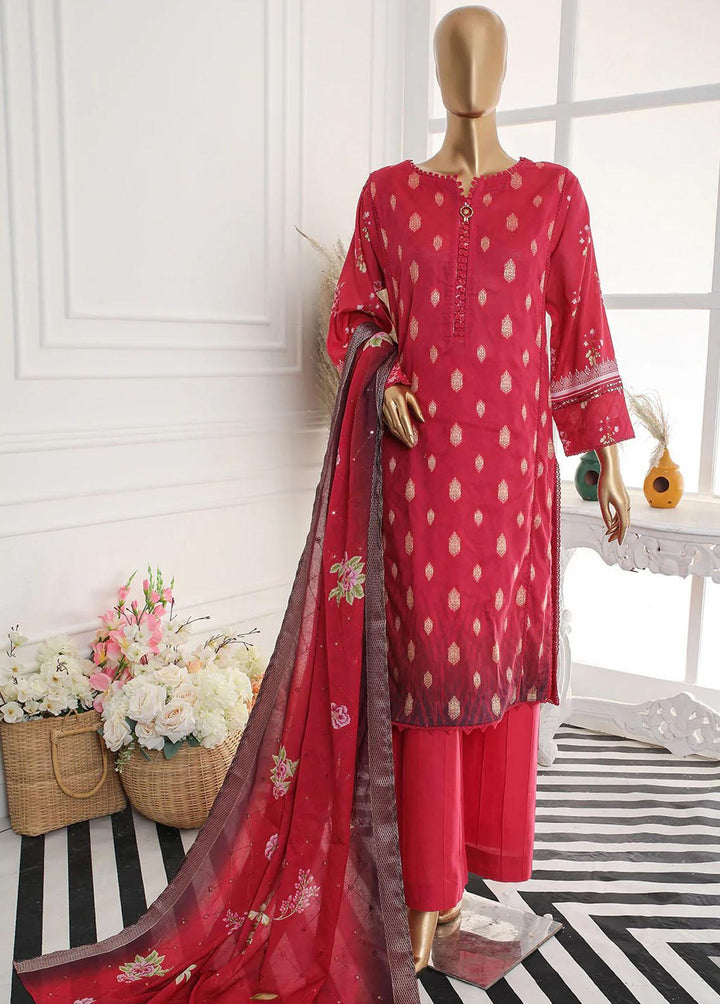 Nayaab By HZ Textiles Embroidered Jacquard Suits Unstitched 3 Piece HZ23N TJ-15991 - Winter Collection