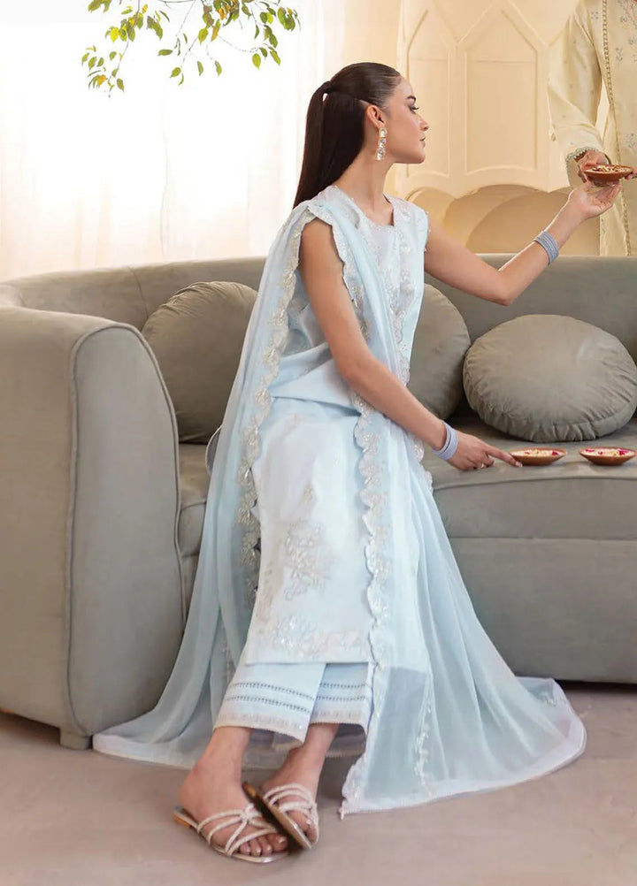 Nayaab by Seran Embroidered Lawn Suits Unstitched 3 Piece SRN25NE D-05 Niha - Festive Collection