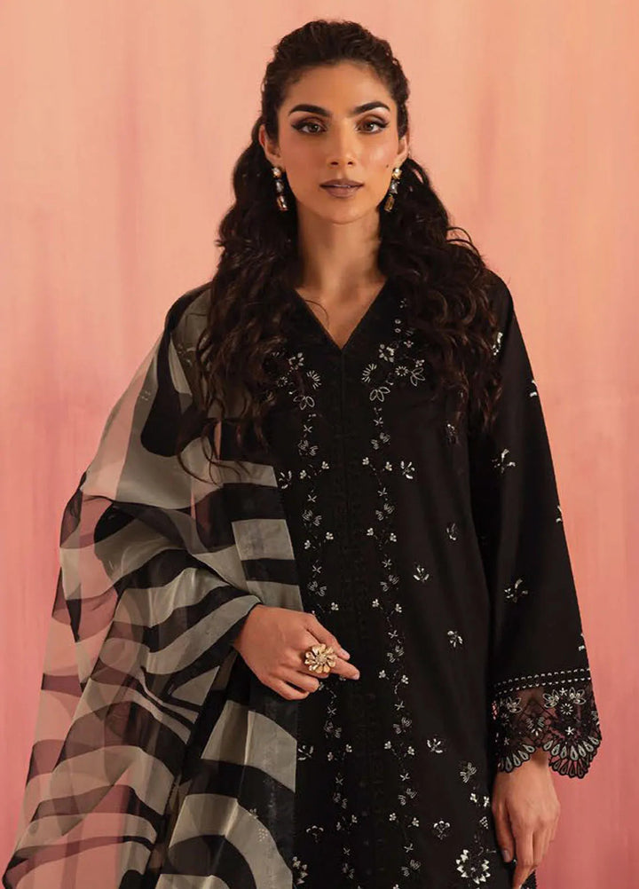 Nayaab by Seran Embroidered Lawn Suits Unstitched 3 Piece SRN25NE D-07 Zora - Festive Collection