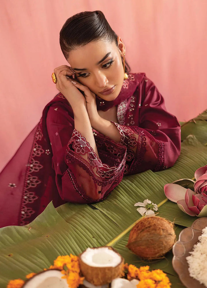 Nayaab by Seran Embroidered Lawn Suits Unstitched 3 Piece SRN25NE D-10 Meher - Festive Collection
