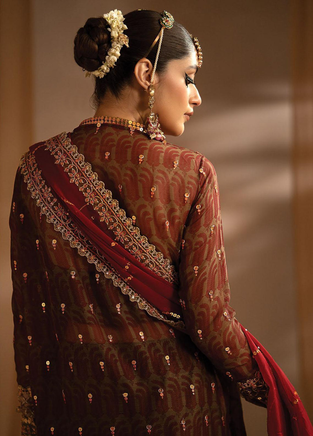 Nayab By Myeesha Embroidered Chiffon Suits Unstitched 4 Piece MYA23N MF23-01 Yaqoot - Festive Collection