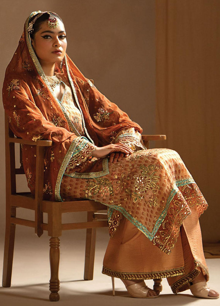 Nayab By Myeesha Embroidered Missouri Suits Unstitched 4 Piece MYA23N MF23-04 Marjaan - Festive Collection