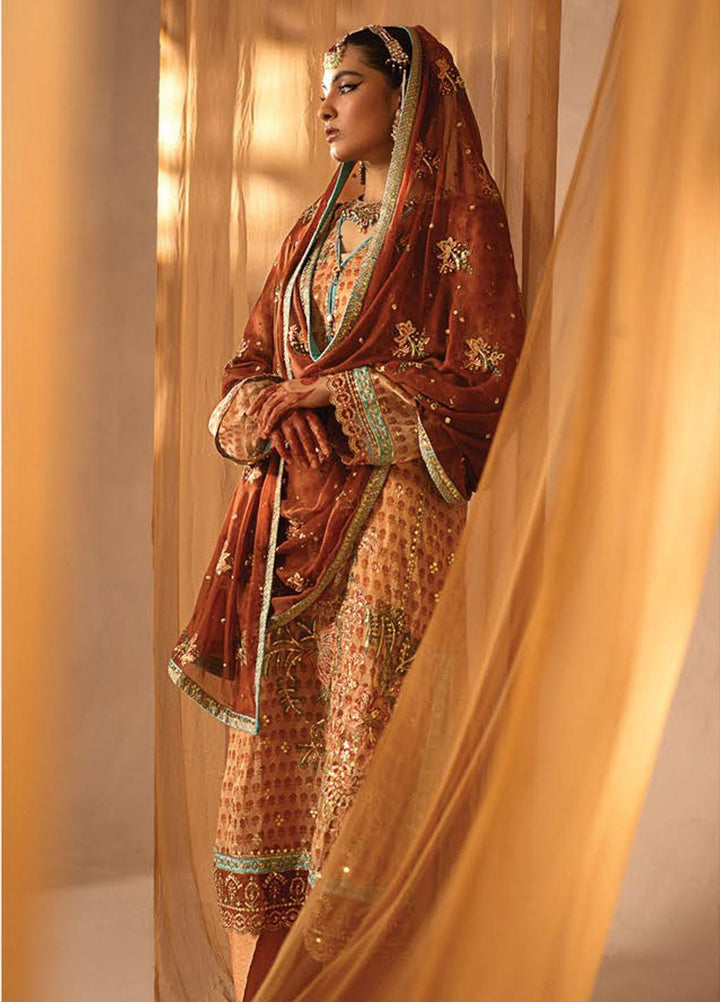 Nayab By Myeesha Embroidered Missouri Suits Unstitched 4 Piece MYA23N MF23-04 Marjaan - Festive Collection