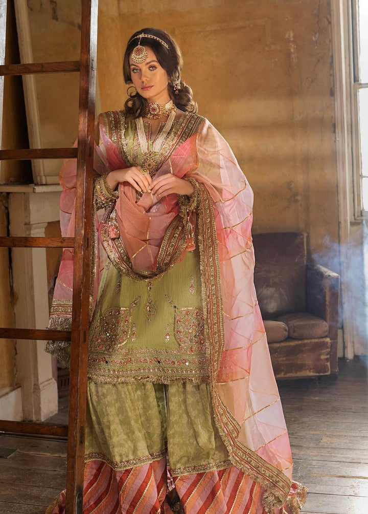 Sobia Nazir Luxury Pret Embroidered Raw Silk 3 Piece Dress SN22PN D-6