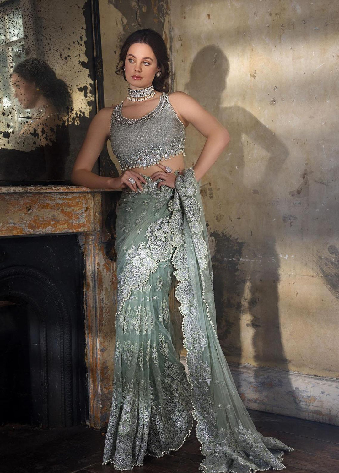 Nayab by Sobia Nazir Embroidered  Suits Unstitched 3 Piece SN22N D-2 - Festive Collection