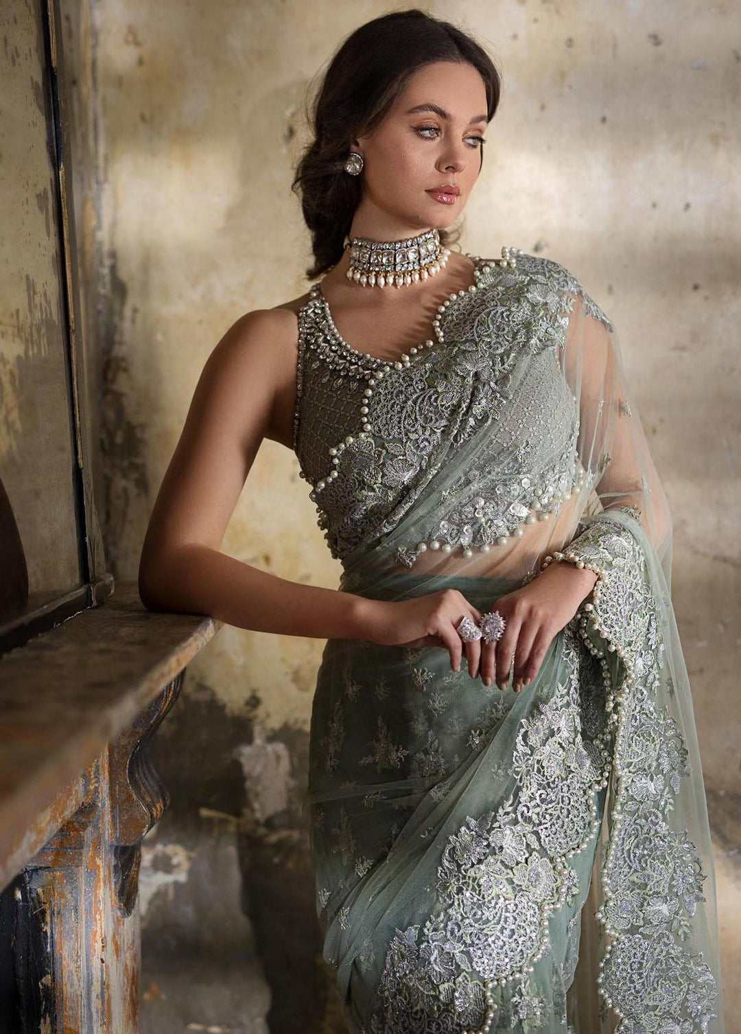 Nayab by Sobia Nazir Embroidered  Suits Unstitched 3 Piece SN22N D-2 - Festive Collection