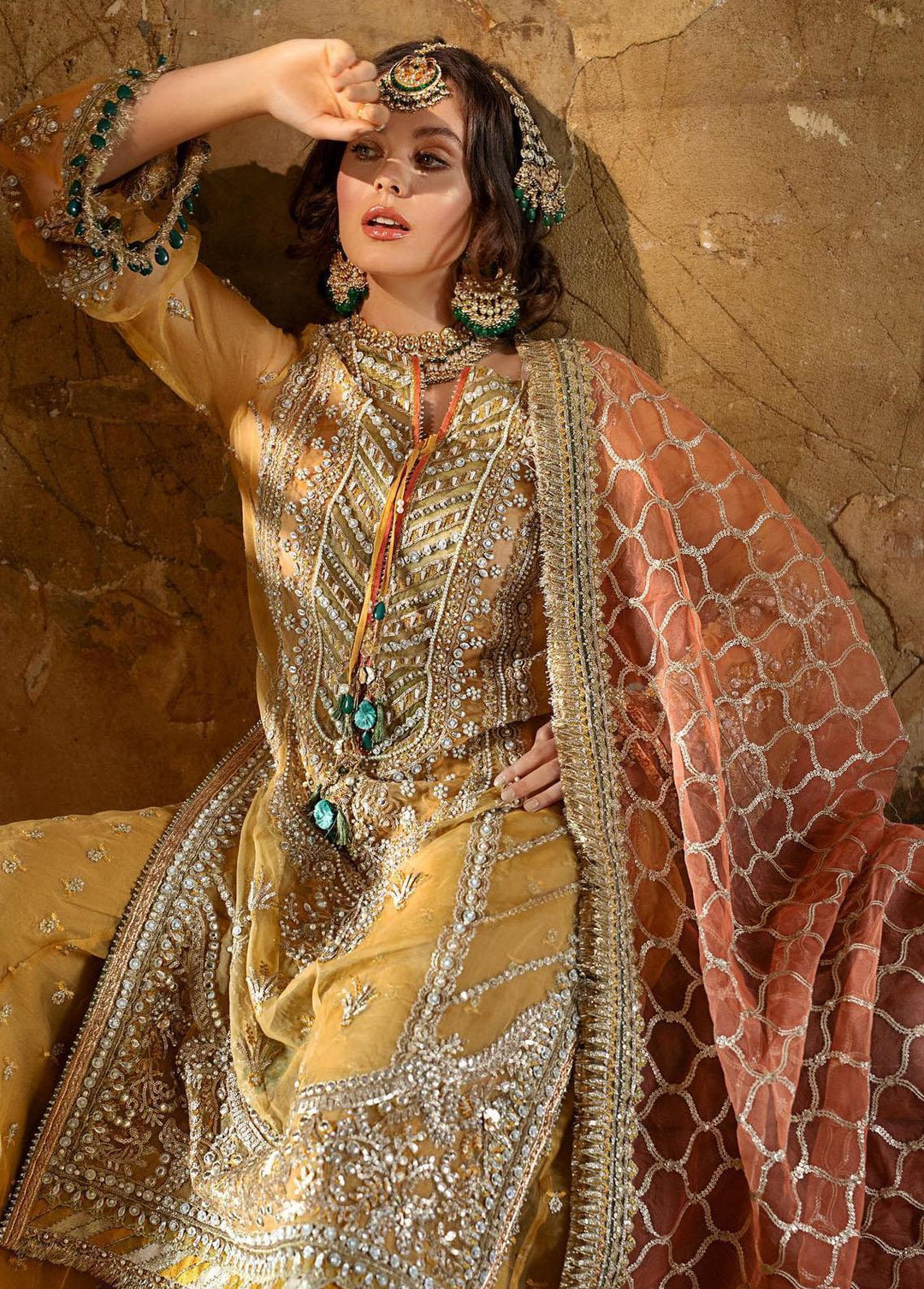 Nayab by Sobia Nazir Embroidered  Suits Unstitched 3 Piece SN22N D-5 - Festive Collection