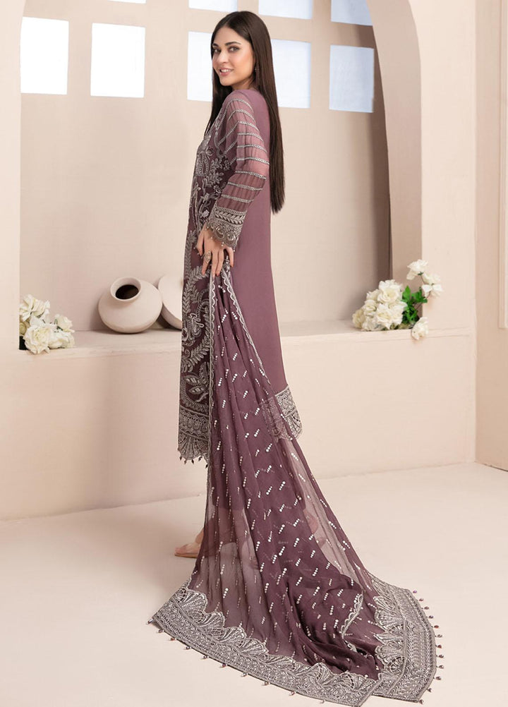 Nayara By Tawakkal Fabrics Embroidered Chiffon Suits Unstitched 3 Piece TWF23N D-8679 - Formal Collection