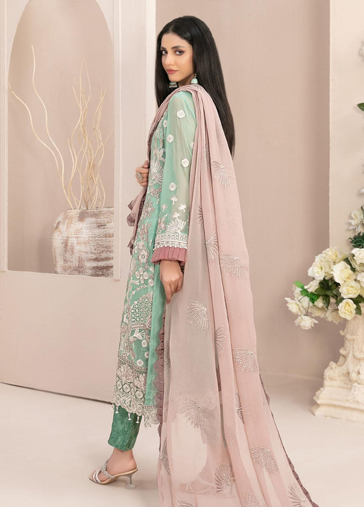 Nayara By Tawakkal Fabrics Embroidered Chiffon Suits Unstitched 3 Piece TWF23N D-8688 - Formal Collection