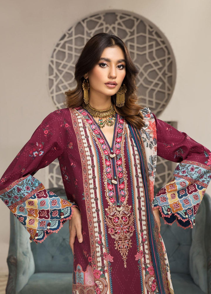 Naz Afreen by Anaya Embroidered Cambric Suits Unstitched 3 Piece AKC22NA AEC22-01 ANIQA - Festive Collection