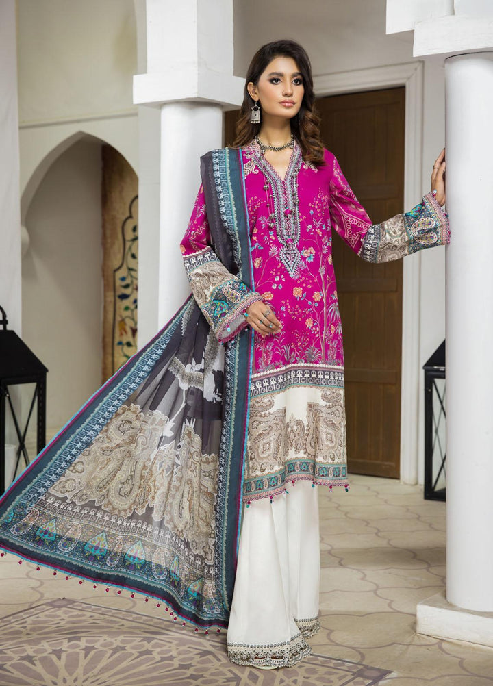 Naz Afreen by Anaya Embroidered Cambric Suits Unstitched 3 Piece AKC22NA AEC22-06 ZULEKHA - Festive Collection