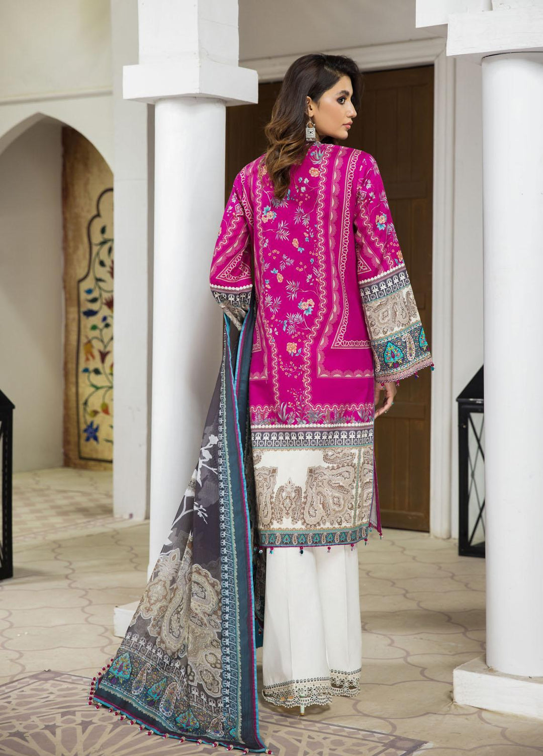 Naz Afreen by Anaya Embroidered Cambric Suits Unstitched 3 Piece AKC22NA AEC22-06 ZULEKHA - Festive Collection