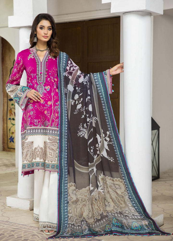 Naz Afreen by Anaya Embroidered Cambric Suits Unstitched 3 Piece AKC22NA AEC22-06 ZULEKHA - Festive Collection