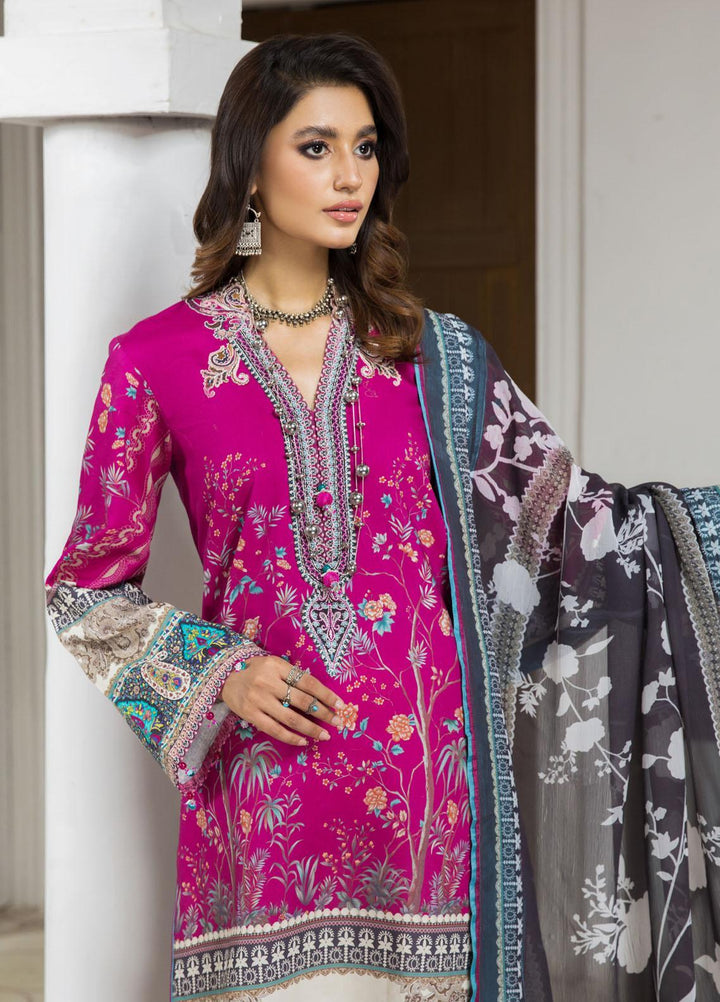 Naz Afreen by Anaya Embroidered Cambric Suits Unstitched 3 Piece AKC22NA AEC22-06 ZULEKHA - Festive Collection