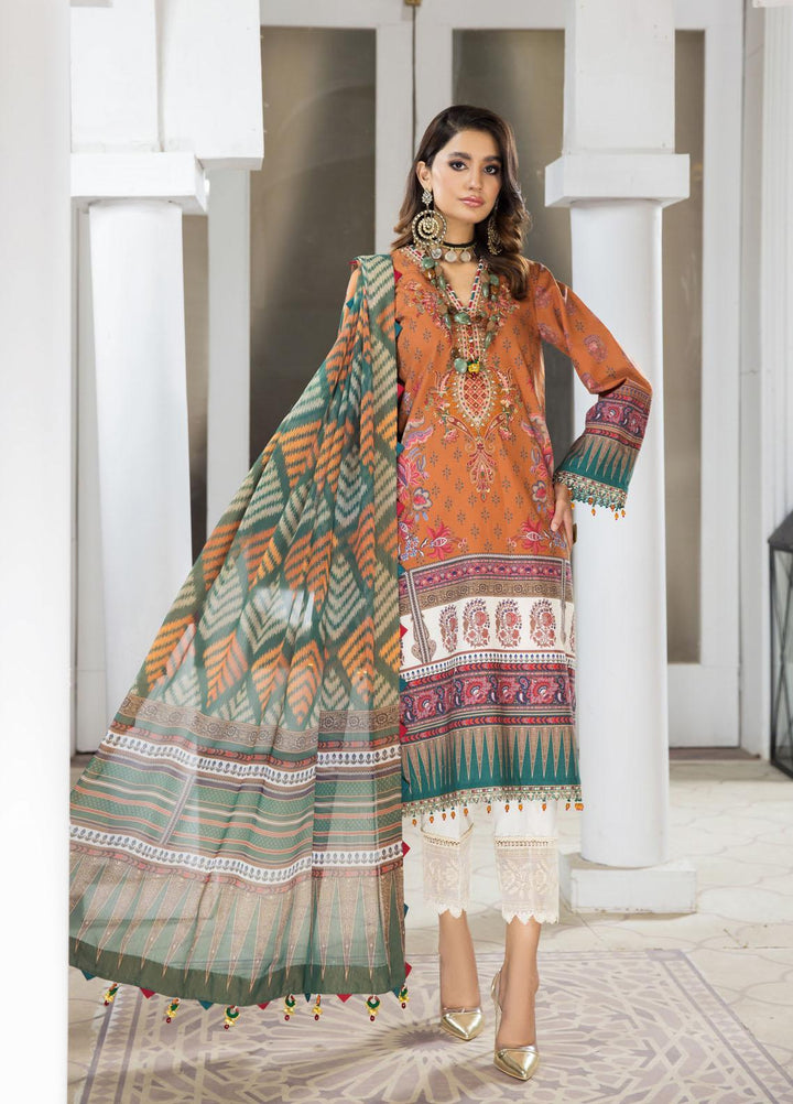 Naz Afreen by Anaya Embroidered Cambric Suits Unstitched 3 Piece AKC22NA AEC22-07 AMBREENA - Festive Collection