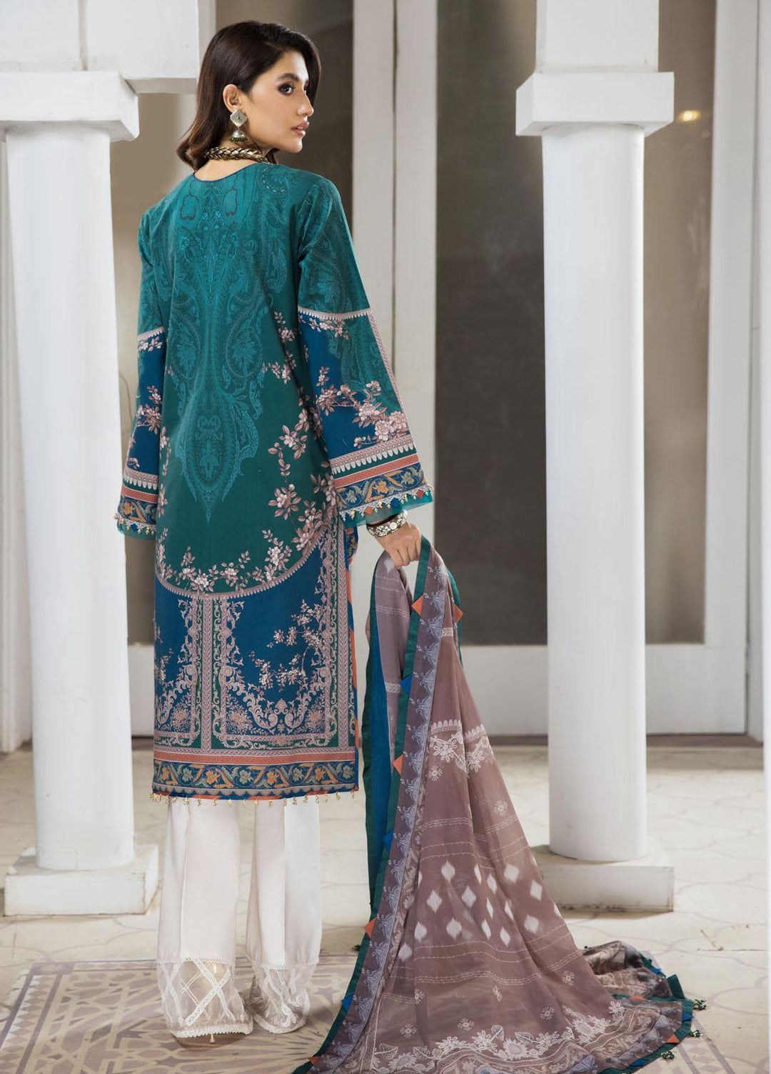 Naz Afreen by Anaya Embroidered Cambric Suits Unstitched 3 Piece AKC22NA AEC22-08 JASMINA - Festive Collection