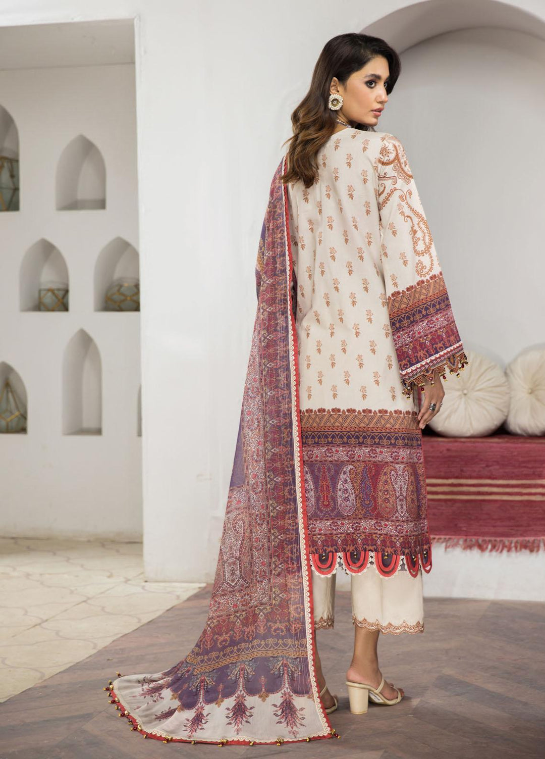 Naz Afreen by Anaya Embroidered Cambric Suits Unstitched 3 Piece AKC22NA AEC22-09 SULEMA - Festive Collection