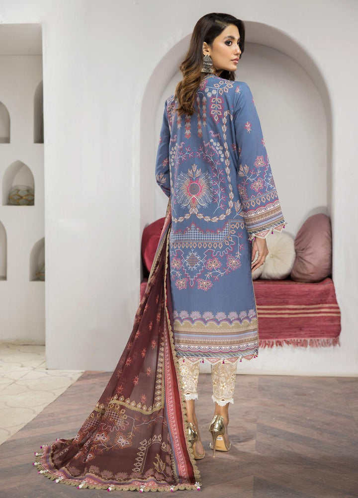 Naz Afreen by Anaya Embroidered Cambric Suits Unstitched 3 Piece AKC22NA AEC22-10 MANIZEH - Festive Collection
