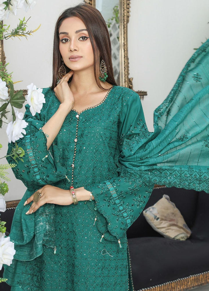 Nazakat By MTF Embroidered Chikankari Suits Unstitched 3 Piece MTF23N 04 - Summer Collection