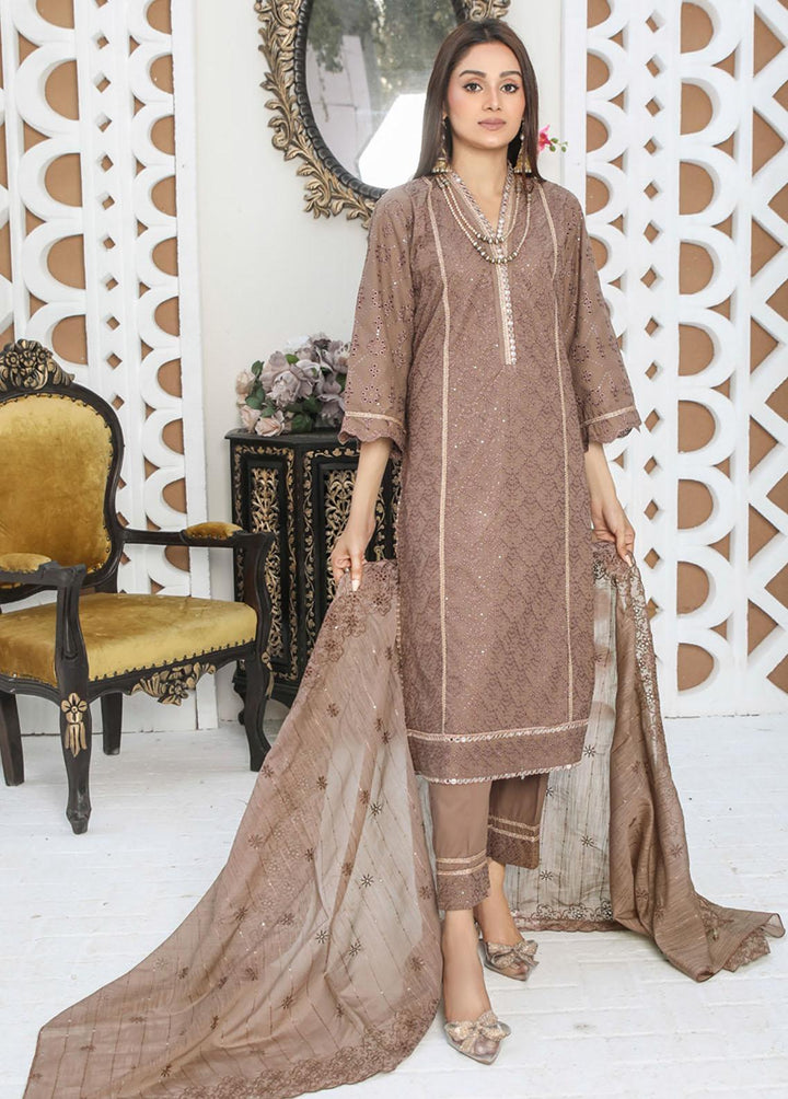 Nazakat By MTF Embroidered Chikankari Suits Unstitched 3 Piece MTF23N 05 - Summer Collection